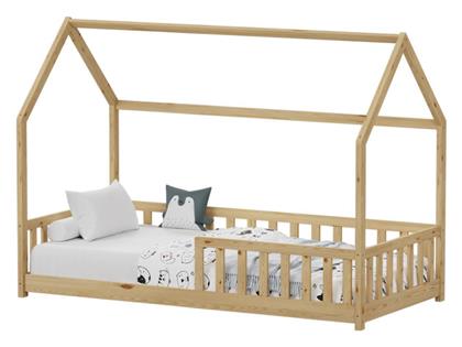 Παιδικό Κρεβάτι Montessori Μονό Μπεζ για Στρώμα 90x190cm - Pakketo