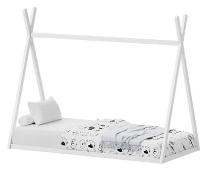 Παιδικό Κρεβάτι Montessori Μονό Μπεζ για Στρώμα 90x190cm - Pakketo