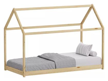Παιδικό Κρεβάτι Montessori Μονό Μπεζ για Στρώμα 90x190cm - Pakketo