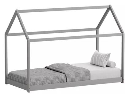 Παιδικό Κρεβάτι Montessori Μονό Γκρι για Στρώμα 90x190cm - Pakketo