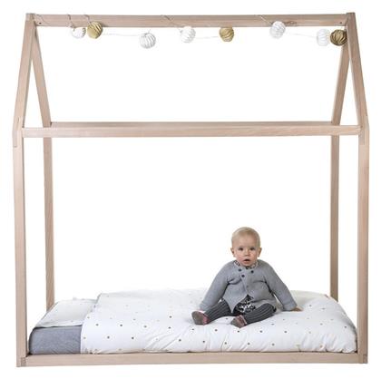 Παιδικό Κρεβάτι Τύπου Montessori Μονό για Στρώμα 70x140cm House - Childhome
