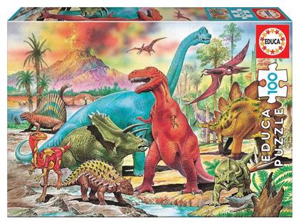 Παιδικό Puzzle Dinosaurs 100pcs για 6+ Ετών Educa