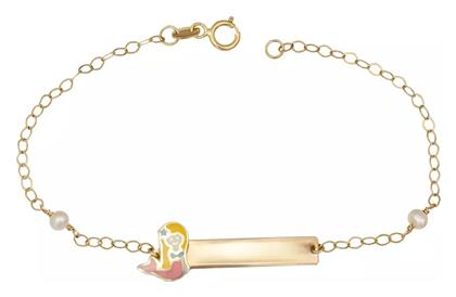 Παιδικό Βραχιόλι Ταυτότητα από Χρυσό 9K - Kosmima24