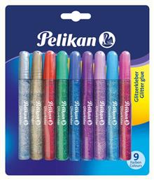 Glitter Glue 9 Χρώματα 10,5ml Pelikan