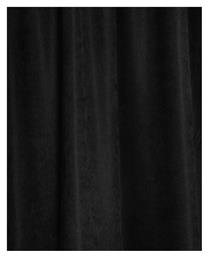 Κουρτίνα με Τρέσα Velvet Suede Μαύρο 150x270εκ. Pennie