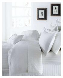 Σεντόνι Ξενοδοχείου Λευκό King Size 280x290 Βαμβακοσατέν Pennie