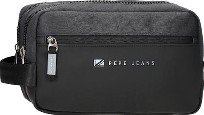 Pepe Jeans Ανδρικό Νεσεσέρ Jarvis σε Μαύρο χρώμα