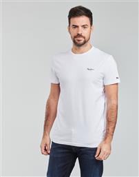 Pepe Jeans Ανδρικό T-shirt Λευκό Μονόχρωμο