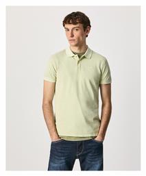 Ανδρικό T-shirt Polo Πράσινο Pepe Jeans