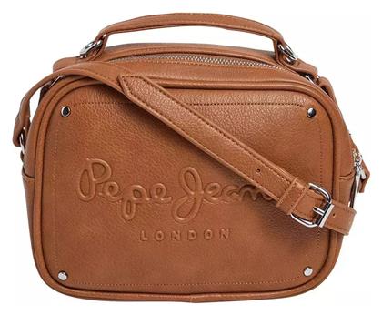 Bassy Γυναικεία Τσάντα Ώμου Καφέ Pepe Jeans