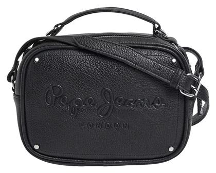 Bassy Γυναικεία Τσάντα Ώμου Μαύρη Pepe Jeans