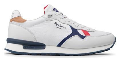 Britt Ανδρικά Sneakers Λευκά Pepe Jeans