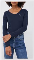 Corine Μακρυμάνικη Γυναικεία Μπλούζα Navy Μπλε Pepe Jeans