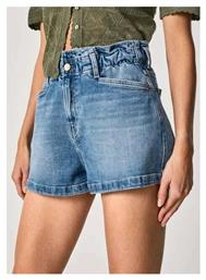 E2 Reese Γυναικείο Τζιν Ψηλόμεσο Σορτς Μπλε Pepe Jeans