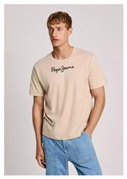 Eggo T-shirt μπεζ Pepe Jeans