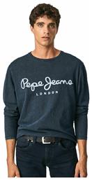 Pepe Jeans Essential Ανδρική Μπλούζα Μακρυμάνικη Indigo από το Z-mall