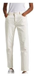 Γυναικείο Jean Παντελόνι σε Tapered Γραμμή Μπεζ Pepe Jeans