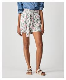 Γυναικείο Ψηλόμεσο Σορτς Green/Pink Pepe Jeans