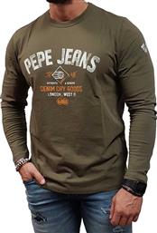 Janick Ανδρική Μπλούζα Μακρυμάνικη Brass Pepe Jeans