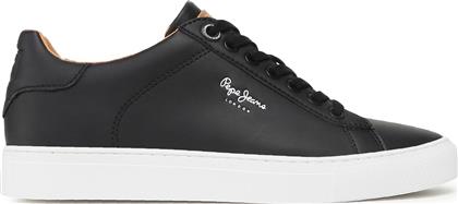 Pepe Jeans Joe Cuo Unisex Sneakers Μαύρα από το Plus4u
