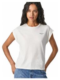 Logo Γυναικείο T-shirt Λευκό Pepe Jeans