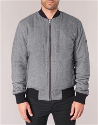 Pepe Jeans Reversible Bomber Eubea Ανδρικό Μπουφάν Bomber για Άνοιξη Grey Marl από το Plus4u