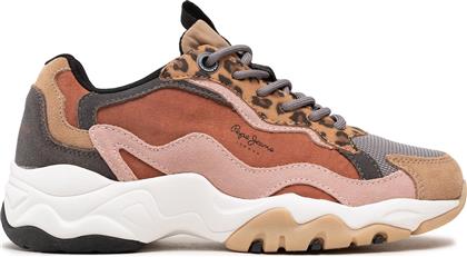 Pepe Jeans Sloane Wild Animalier Γυναικείο Chunky Sneaker Πολύχρωμο από το Z-mall