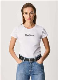 Pepe Jeans Virginia Γυναικείο T-shirt Λευκό από το Spartoo