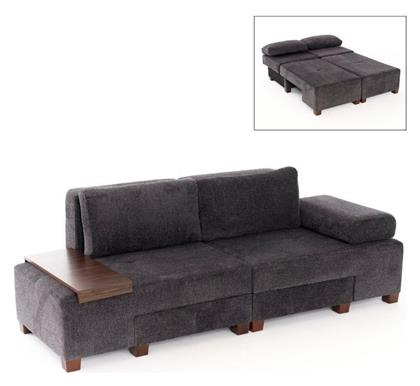 Perenna Τριθέσιος Καναπές Κρεβάτι Υφασμάτινος 233x93x83εκ. Megapap