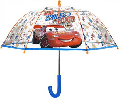Perletti Παιδική Ομπρέλα Μπαστούνι Cars Διάφανη