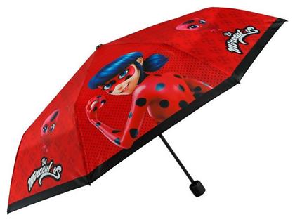Παιδική Ομπρέλα Σπαστή Miraculous Ladybug Κόκκινη Perletti