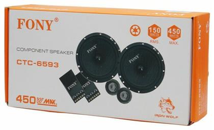 Σετ Ηχεία Αυτοκινήτου CTC-6593 με 150W RMS (Midrange) PerVoi