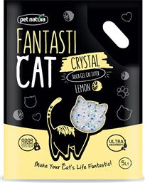 Pet Natura Fantasticat Κρυσταλλική Άμμος Γάτας Λεμόνι 2kg 5lt