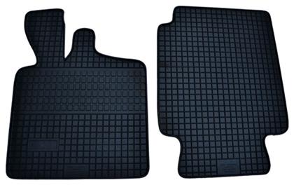 Μπροστινά Πατάκια 2τμχ από Λάστιχο για Smart ForTwo Μαύρα Petex