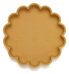 Παιδικό Πιάτο Φαγητού από Σιλικόνη Lion Ochre Petit Monkey