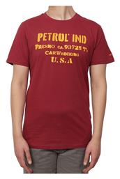 Ανδρικό T-shirt Κόκκινο με Στάμπα Petrol Industries