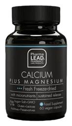 Calcium Plus Magnesium 60 φυτικές κάψουλες Pharmalead
