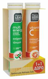 Multi Energy & Vitamin C 1000mg Πολυβιταμίνη 1000mg Multiflavoured Pharmalead