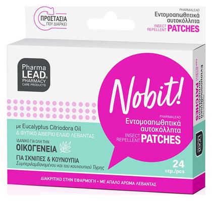 Nobit! Εντομοαπωθητικά Αυτοκόλλητα Κατάλληλα για Παιδιά 24τμχ Pharmalead