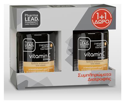 Βιταμίνη C 1000mg 2 x 30 κάψουλες Pharmalead