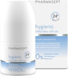 Pharmasept Hygienic Mild Αποσμητικό 24h σε Roll-On Χωρίς Αλουμίνιο 50ml