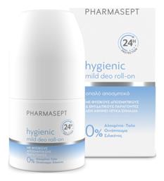 Hygienic Mild Αποσμητικό 24h σε Roll-On Χωρίς Αλουμίνιο 50ml Pharmasept