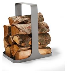 Log Μεταλλικό Ράφι Αποθήκευσης Ξύλων 36x27x44cm Γκρι Philippi