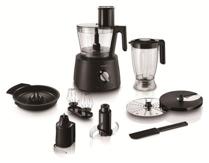 Avance Collection Πολυμίξερ 1300W με Κάδο 3.4lt και Κανάτα Μπλέντερ Μαύρο Philips