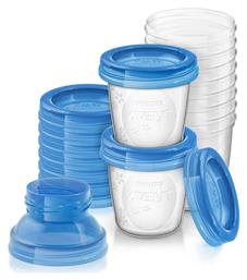 Δοχεία Αποθήκευσης Μητρικού Γάλακτος 180ml 10τμχ Philips