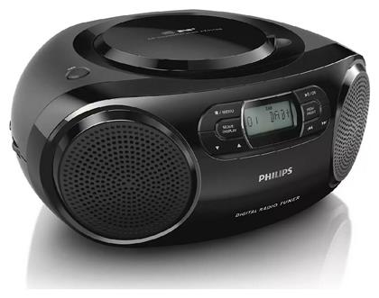 Philips Φορητό Ηχοσύστημα AZB500 με CD / Ραδιόφωνο σε Μαύρο Χρώμα