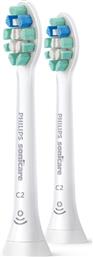 Philips Sonicare C2 Optimal Plaque Defence Ανταλλακτικές Κεφαλές για Ηλεκτρική Οδοντόβουρτσα HX9022/10 2τμχ