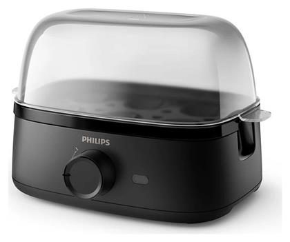 Βραστήρας Αυγών 6 Θέσεων Μαύρος Philips
