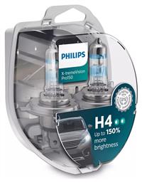 X-treme Vision Pro150 Λάμπες H4 Αλογόνου Θερμό Λευκό 2τμχ Philips