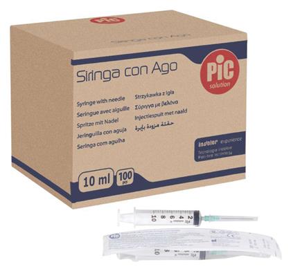 PiC Solution Σύριγγα 21G x 1 1/2'' 10ml 1τμχ - Pic Solution